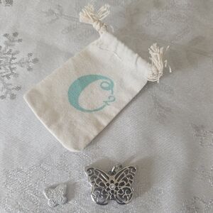 Origami Owl Silver Butterfly Charms Jewelry Locket Swarovski Crystal